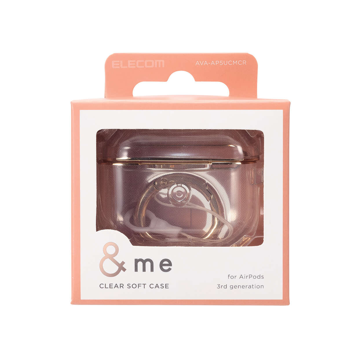 ELECOM AirPods3 保護殼 軟殼 AVA-AP5UCMCR