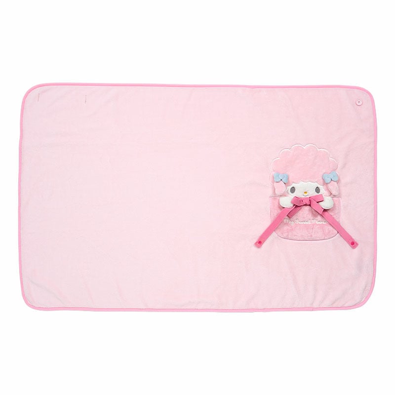 【預訂】Sanrio 2WAY公仔毛氈 100×70｜暖毯｜可收納抱枕｜被仔｜聖誕禮物推薦 🎁｜Hello Kitty/Melody/Kuromi/Pc狗/玉桂狗/布甸狗