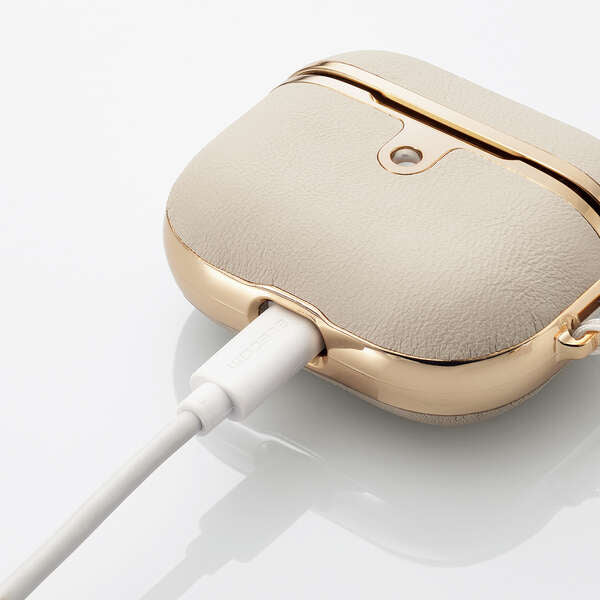 ELECOM AirPods3 保護殼 軟殼 AVA-AP5ULMGB leather case