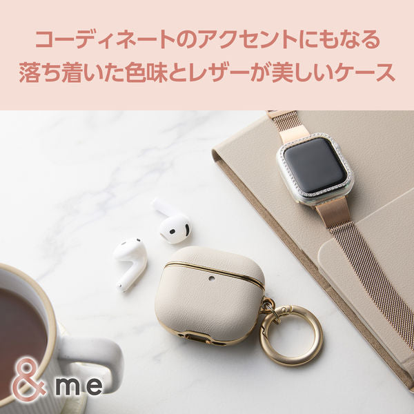 ELECOM AirPods3 保護殼 軟殼 AVA-AP5ULMGB leather case