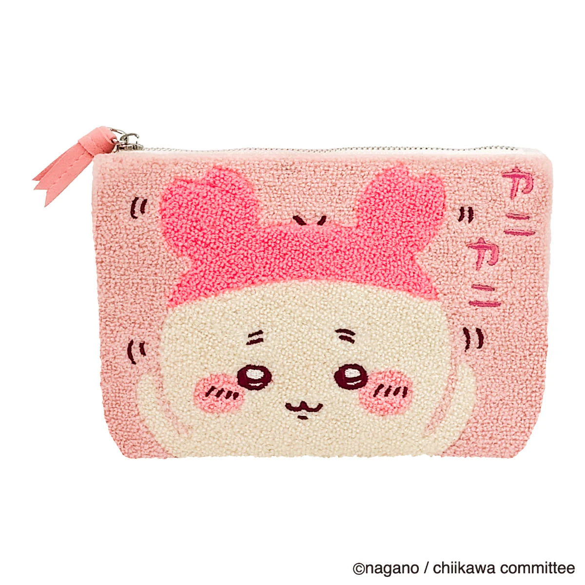 【現貨】Chiikawa サガラ毛絨刺繡｜三層收納袋