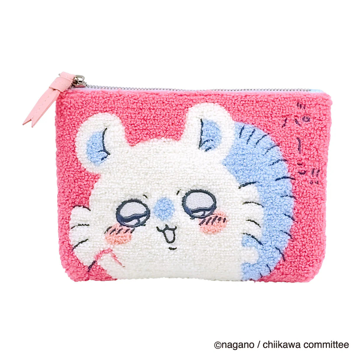 【現貨】Chiikawa サガラ毛絨刺繡｜三層收納袋