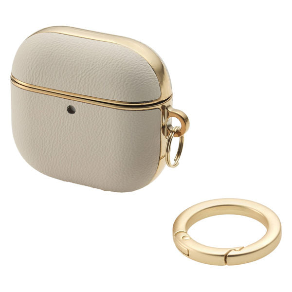 ELECOM AirPods3 保護殼 軟殼 AVA-AP5ULMGB leather case