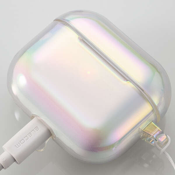 ELECOM AirPods3 保護殼 軟殼 AVA-AP5UCACR Aurora 極光款