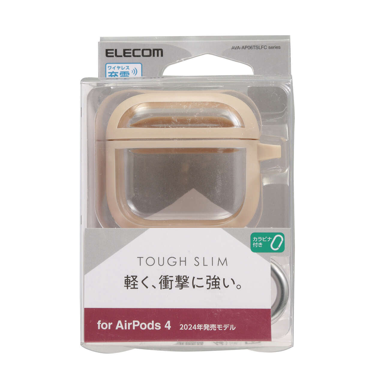 ELECOM AirPods4 保護殻 第四代 硬殻 Tough Slim AVA-AP06TSLFC series