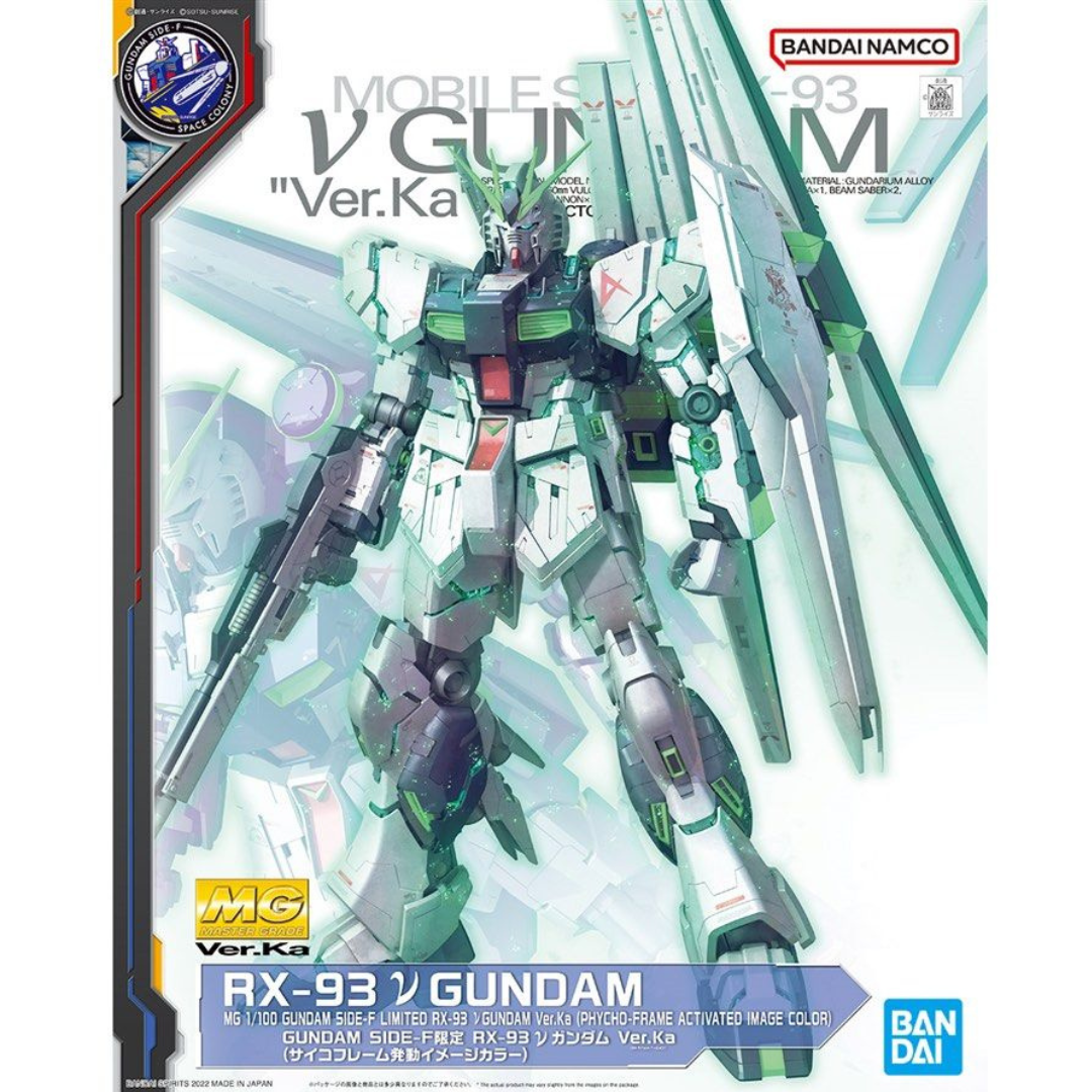 【現貨】P-BANDAI MG 1/100 RX-93 NU GUNDAM VER. KA (PSYCHOFRAME ACTIVATION IMAGE COLOR)