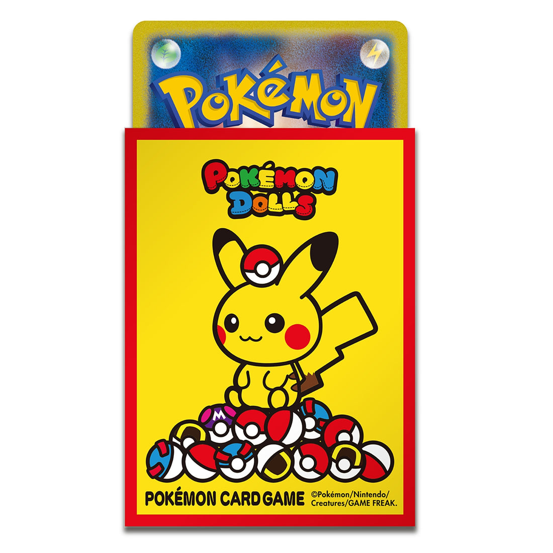 PTCG 日版｜卡套 POKEMON DOLLS 紅色｜pokemon center card sleeves｜寶可夢中心原創 rarecollext gekiyasujpn gekiyasu jpn