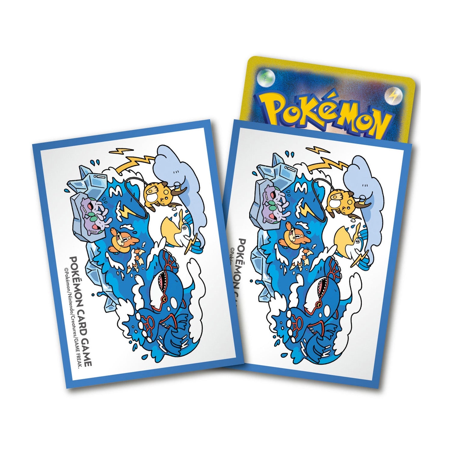 PTCG 日版｜卡套 OTENKI TEAM 彩虹｜pokemon center card sleeves｜寶可夢中心原創